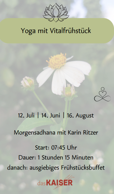 Morgensadhana mit Vitalfrühstück
