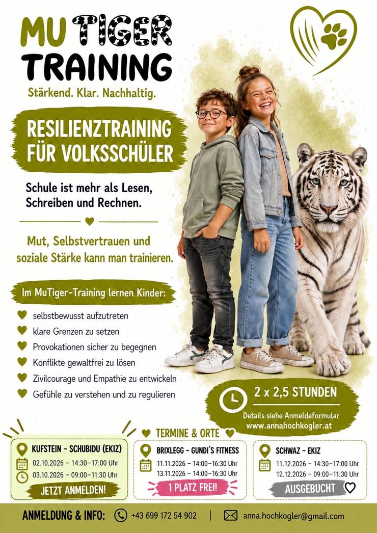MuTiger Resilienztraining für Volksschüler