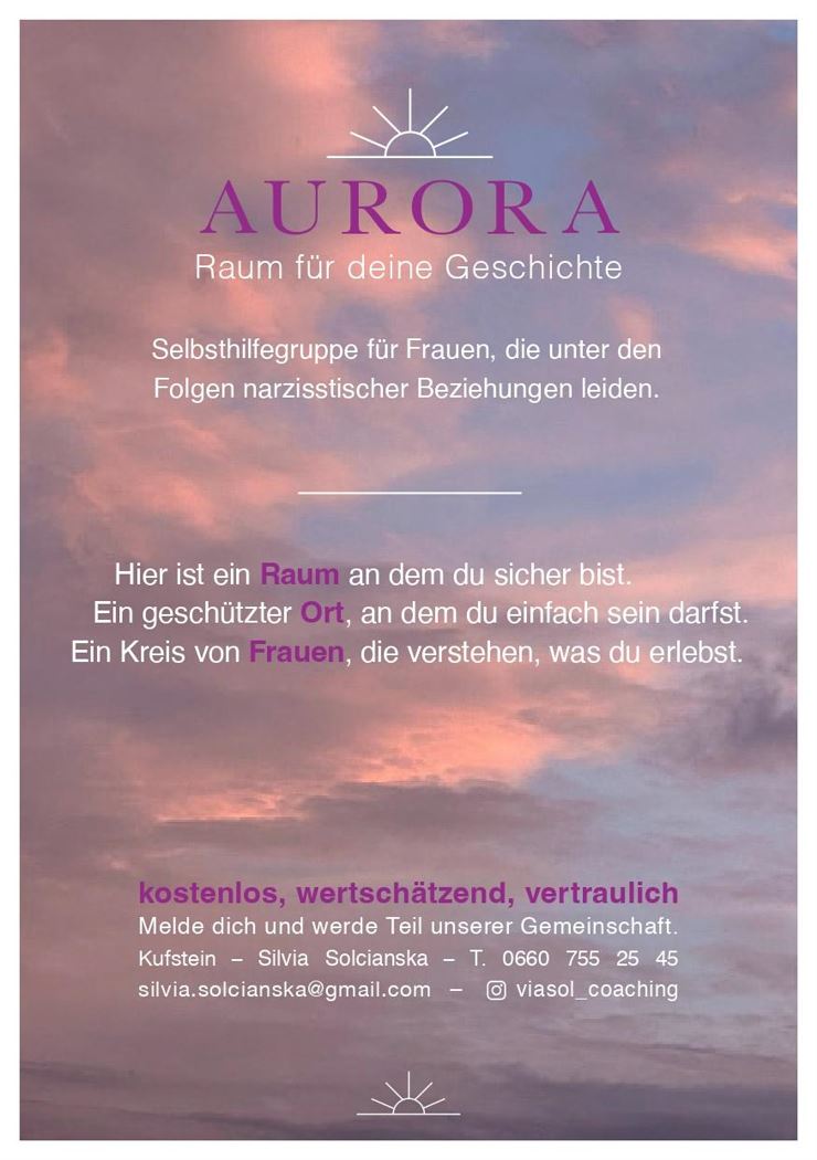Selbsthilfegruppe Aurora - Raum für deine Geschichte
